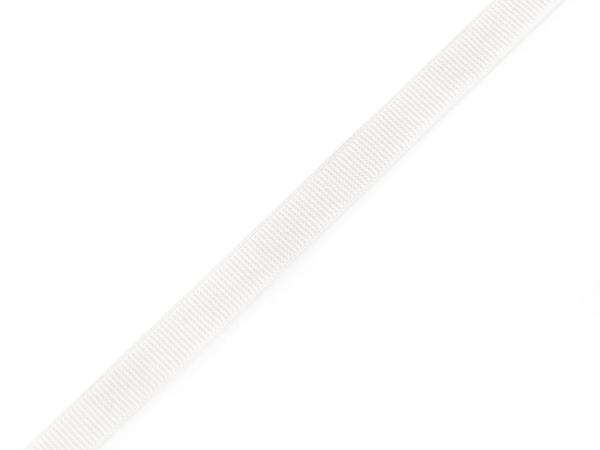 Wäschegummi Ripsstruktur weiß 10mm Breit